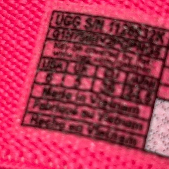 UGG Kids Zuma Sling Girls Sandals Pink Strappy Size 6 - Picture 3 of 8